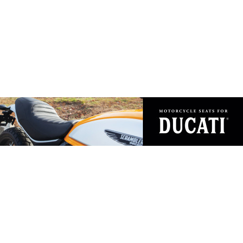 PartzBiz HD: 3455487-Mustang One Piece Tuck & Roll Stitching Seat Black Ducati Scrambler 2015-2017 PartzBiz HD: 3455487-Mustang One Piece Tuck & Roll Stitching Seat Black Ducati Scrambler 2015-2017