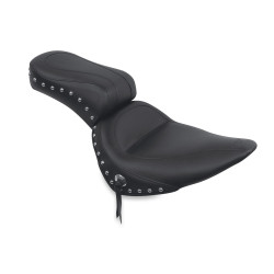 PartzBiz HD 75076 - Mustang Original Vintage One-Piece Chrome Studded Seat 2000-2006 Harley Softail PartzBiz HD 75076 - Mustang Original Vintage One-Piece Chrome Studded Seat 2000-2006 Harley Softail