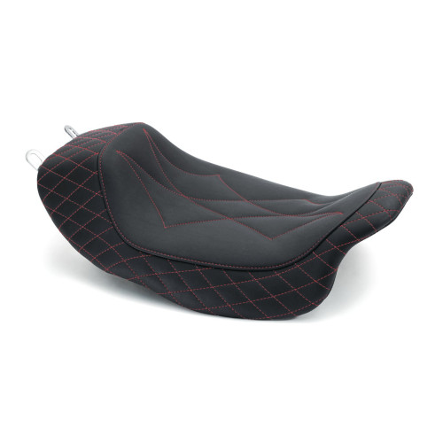 PartzBiz HD: 3467619-Mustang Black Revere Journey Solo Seat Diamond Stitch Harley 08+ Touring Bagger PartzBiz HD: 3467619-Mustang Black Revere Journey Solo Seat Diamond Stitch Harley 08+ Touring Bagger