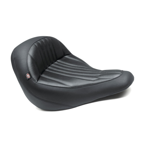 PartzBiz HD: 3457972-Mustang Black Standard Touring Solo Driver Seat Harley Low Rider Sport Glide 18+
