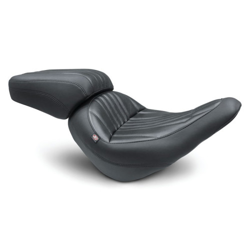 PartzBiz HD: 3455434-Mustang Black Standard Touring Passenger Seat Harley Low Rider Sport Glide 2018+