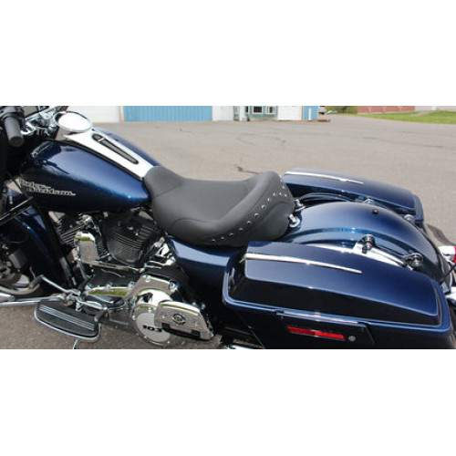 PartzBiz HD: 3455584-Mustang Vintage Black Solo Motorcycle Seat Harley 2008+ Touring Bagger FLH FLT PartzBiz HD: 3455584-Mustang Vintage Black Solo Motorcycle Seat Harley 2008+ Touring Bagger FLH FLT
