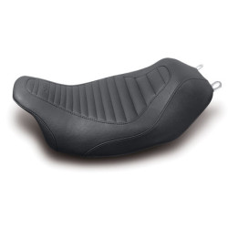 PartzBiz HD 76713 - New Mustang Tripper Tuck and Roll Style Solo Seat 2008-2018 Harley Touring 76713