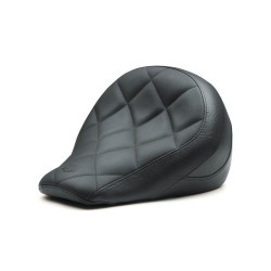 PartzBiz HD 76843 - Mustang Brown Standard Touring Solo Seat Diamond Stitch Indian Scout Bobber 18+