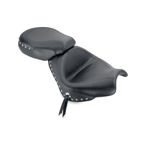 PartzBiz HD: 3455590-Mustang Vintage Two-Piece Wide Touring Backrest Honda VTX1800 S&T Smooth Vinyl PartzBiz HD: 3455590-Mustang Vintage Two-Piece Wide Touring Backrest Honda VTX1800 S&T Smooth Vinyl
