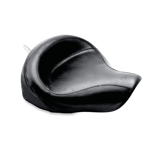 PartzBiz HD: 3451928-Mustang Wide Touring Vintage Solo Seat With Driver Backrest Harley 06-2017 Dyna PartzBiz HD: 3451928-Mustang Wide Touring Vintage Solo Seat With Driver Backrest Harley 06-2017 Dyna