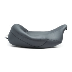 PartzBiz HD 79446 - Mustang Vintage Super Solo Seat พร้อมพนักพิงคนขับ 2008-2018 Harley Touring