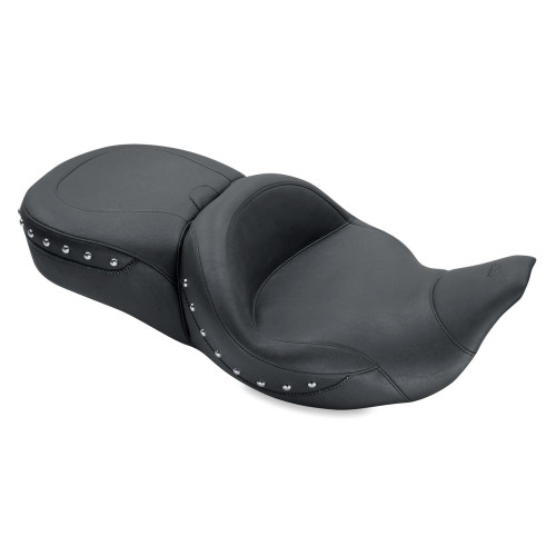 PartzBiz HD: 3455539-Mustang Super One- Piece Seat Vintage พร้อมพนักพิงคนขับ 08-2020 Harley Touring PartzBiz HD: 3455539-Mustang Super One- Piece Seat Vintage พร้อมพนักพิงคนขับ 08-2020 Harley Touring