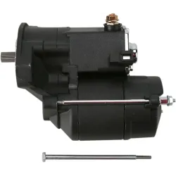 PartzBiz HD 80-1001 - Drag Specialties 1.4KW Black Starter 89-06 Big Twin Harley Chopper Bobber Custom