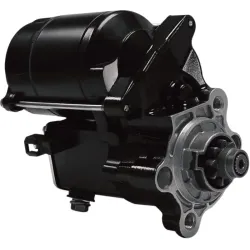 PartzBiz HD 80-1009 - Drag Specialties Black 1.4KW Starter Upgrade Harley 1981-2020 Sportster XL Nighster 48
