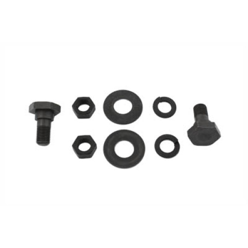 PartzBiz HD: 3469649-อุปกรณ์ติดตั้งขาตั้งกรอบด้านหลังสีดำ Harley Flathead Knucklehead Panhead