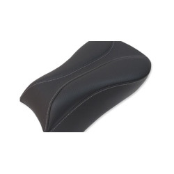 PartzBiz HD 806-04-0162 - Saddlemen สีดำ Dominator Pillion Pad ที่นั่งผู้โดยสาร Harley 06-2017 Dyna FXD FLD
