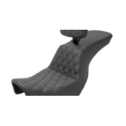 PartzBiz HD 806-04-192 - Saddlemen Tour Step-Up Seat Front Lattice Stitch Black 29” Harley Dyna 06-17 PartzBiz HD 806-04-192 - Saddlemen Tour Step-Up Seat Front Lattice Stitch Black 29” Harley Dyna 06-17