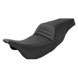 PartzBiz HD 808-07B-161 - Saddlemen Roll Pleat Style Gel Core Seat 2008-2018 Harley Dresser Touring Bagger
