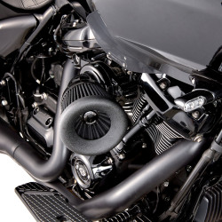 PartzBiz HD 81-200 - Arlen Ness Velocity 65€∞ ชุดกรองอากาศสีดำ Harley Touring Softail 17+