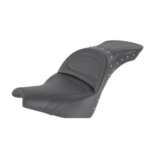PartzBiz HD: 3472100-Saddlemen Explorer Special Studded 2 Up Seat Harley 18+ Softail Street Bob FXST