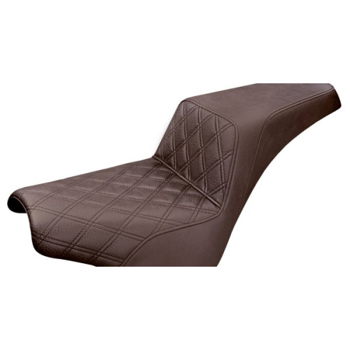 PartzBiz HD: 3472139-Saddlemen Brown Step 2 Up Front Lattice Stitch Seat Harley Softail 18+ FXBB FXST PartzBiz HD: 3472139-Saddlemen Brown Step 2 Up Front Lattice Stitch Seat Harley Softail 18+ FXBB FXST