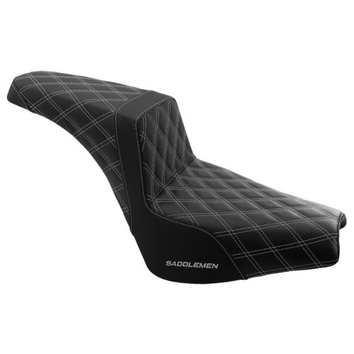 PartzBiz HD: 3475193-Saddlemen Step 2 Up Silver Lattice Stitch Seat 2018+ Harley Street Bob FXST PartzBiz HD: 3475193-Saddlemen Step 2 Up Silver Lattice Stitch Seat 2018+ Harley Street Bob FXST