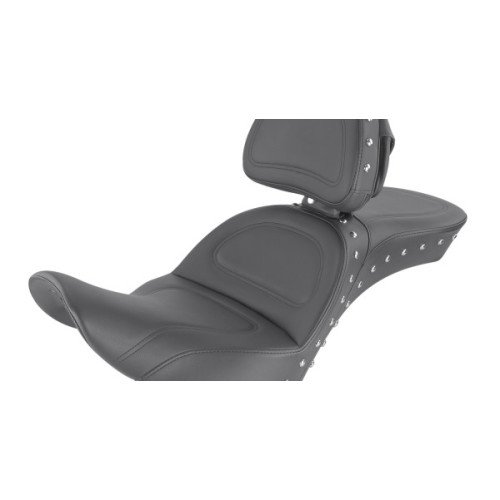 PartzBiz HD: 3474836-Saddlemen Black Explorer Special Studded 2 Up Backrest Seat Harley Softail 18+ PartzBiz HD: 3474836-Saddlemen Black Explorer Special Studded 2 Up Backrest Seat Harley Softail 18+
