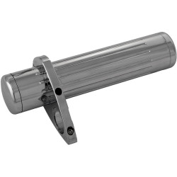 PartzBiz HD 820-2550 - Chrome Billet Stash Tube Ball Milled Harley Bobber Rigid Chopper 10” x 2.2” FXST