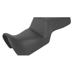 PartzBiz HD 821-34-173 - Saddlemen Step 2-Up Seat Rear Lattice Stitch Black Foam Harley Pan America 21+