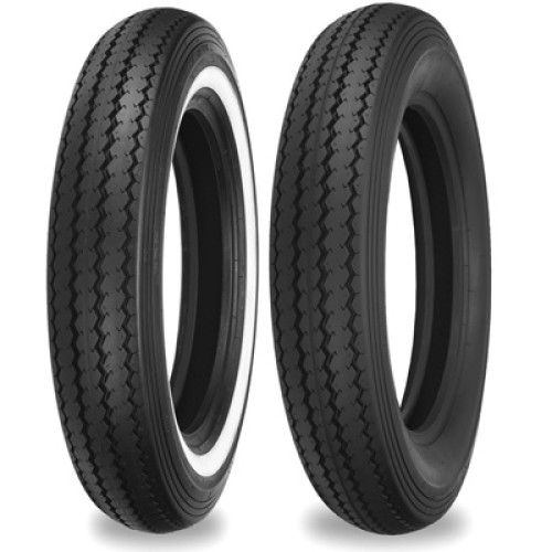 PartzBiz HD: 3461068-Shinko Classic 240 Front 100/90 B19 63H Blackwall Tire Harley Touring