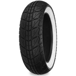 PartzBiz HD 87-4258 - ยางหน้าหลัง Shinko 723 Series 110/70-12 47P Whitewall WW Moped Scooter DOT PartzBiz HD 87-4258 - ยางหน้าหลัง Shinko 723 Series 110/70-12 47P Whitewall WW Moped Scooter DOT