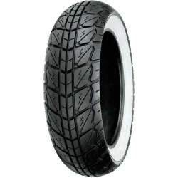 PartzBiz HD 87-4259 - ยางหน้าหลัง Shinko 723 Series 140/70-12 65P Whitewall WW Moped Scooter DOT PartzBiz HD 87-4259 - ยางหน้าหลัง Shinko 723 Series 140/70-12 65P Whitewall WW Moped Scooter DOT