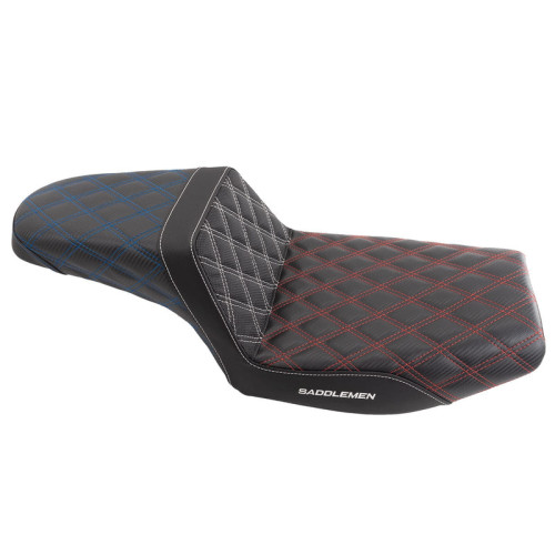 PartzBiz HD: 3475096-Saddlemen ACM USA Step 2 Up เบาะ Diamond Lattice Stitch Harley Super Glide FXR PartzBiz HD: 3475096-Saddlemen ACM USA Step 2 Up เบาะ Diamond Lattice Stitch Harley Super Glide FXR