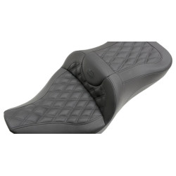 PartzBiz HD 897-06-182 - Saddlemen Lattice Stitch Road Sofa Seat 97-2007 Harley Touring Bagger FLHR FLHX