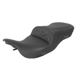 PartzBiz HD 897-07-187HCT - Saddlemen Roadsofa Extended Seat Black 2-Up Gel Heat Harley Touring 99-07