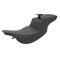 PartzBiz HD 897-07-194 - Saddlemen Black Smooth Step 2 Up Tour Seat Harley Touring Bagger 97-07 FLHT/FLTR