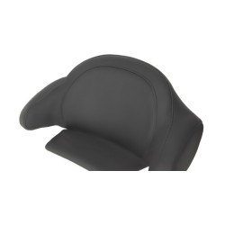 PartzBiz HD 90-11884RS - Saddlemen Black Stitch Tour Pack RoadSofa Passenger Cover 1990-13 Harley Touring