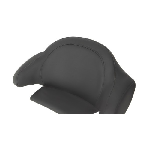 PartzBiz HD: 3478028-ผ้าคลุมเบาะผู้โดยสาร Saddlemen Black Stitch Tour Pack RoadSofa ปี 1990-13 Harley Touring