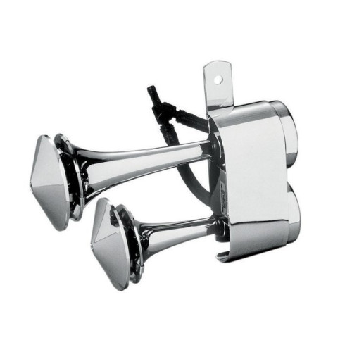 PartzBiz HD: 3453209-Rivco Chrome Air Horn System แตร Harley Davidson Touring Softail Dyna Custom PartzBiz HD: 3453209-Rivco Chrome Air Horn System แตร Harley Davidson Touring Softail Dyna Custom