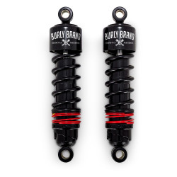 PartzBiz HD B28-1207 - Burly Brand 10.5” 11.5” Slammer Plus Shocks Lowered Chrome Harley 91-17 Dyna FXD PartzBiz HD B28-1207 - Burly Brand 10.5” 11.5” Slammer Plus Shocks Lowered Chrome Harley 91-17 Dyna FXD