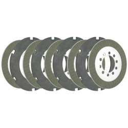 PartzBiz HD BTX-5 - Belt Drives Ltd. Clutch Kit Friction Drive Steel Plates Big Twin 68-84 Harley