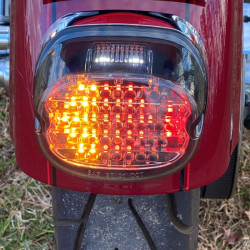 PartzBiz HD CD-FATBOY-S - Custom Dynamics Integrated Smoke Taillight with Turn Signals Harley Fatboy 18-Up PartzBiz HD CD-FATBOY-S - Custom Dynamics Integrated Smoke Taillight with Turn Signals Harley Fatboy 18-Up