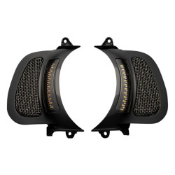 PartzBiz HD CD-IND-V-C - Chrome Dynamic LED Fairing Vent Insert PartzBiz HD CD-IND-V-C - Chrome Dynamic LED Fairing Vent Insert