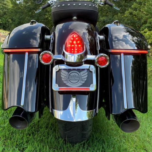 PartzBiz HD: -Custom Dynamics Red Low Profile Bagz Saddle Bag Lights Indian Touring 19-20 PartzBiz HD: -Custom Dynamics Red Low Profile Bagz Saddle Bag Lights Indian Touring 19-20
