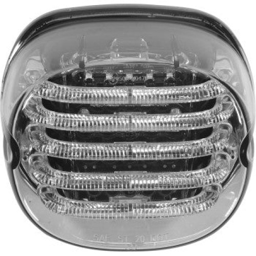 PartzBiz HD: -Custom Dynamics Low Profile LED ไฟท้ายควันสีแดงไม่มีแผ่นหน้าต่าง Harley 99-20