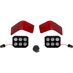PartzBiz HD CD-TP-13-R - Custom Dynamics LED Tour-Pak Run/Brake เลนส์สีแดง Harley Touring 89-13 PartzBiz HD CD-TP-13-R - Custom Dynamics LED Tour-Pak Run/Brake เลนส์สีแดง Harley Touring 89-13