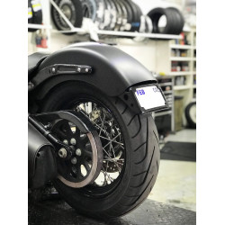 PartzBiz HD CV4653MT - Cycle Vision Black Curved License Plate Holder Mount Harley M8 Softail FLSL FXBB PartzBiz HD CV4653MT - Cycle Vision Black Curved License Plate Holder Mount Harley M8 Softail FLSL FXBB