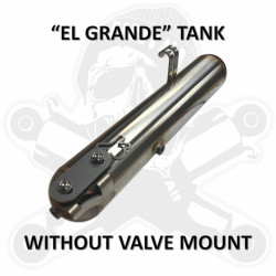 PartzBiz HD DA-AT-EGWOVM - Dirty Air El Grande Stainless Steel Tank Rear Front 17x3” 200psi Harley Touring