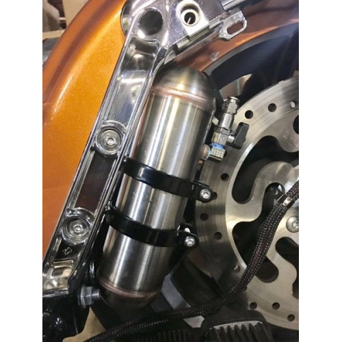 PartzBiz HD: 3491502-Dirty Air Fast Up Rear Tank Bracket 2.5” Raw Steel Right Side Harley Touring