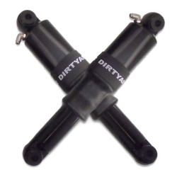 PartzBiz HD DA-HTRS01AVROD - Dirty Air Raw Rear Aluminum Air Ride Shocks Suspension Pair 2001-17 Harley V-Rod PartzBiz HD DA-HTRS01AVROD - Dirty Air Raw Rear Aluminum Air Ride Shocks Suspension Pair 2001-17 Harley V-Rod