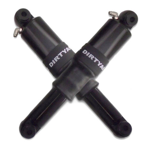 PartzBiz HD: 3450040-Dirty Air Raw Rear Aluminum Air Ride Shocks Suspension Pair 2001-17 Harley V-Rod PartzBiz HD: 3450040-Dirty Air Raw Rear Aluminum Air Ride Shocks Suspension Pair 2001-17 Harley V-Rod