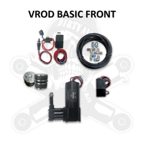 PartzBiz HD: 3490939-Dirty Air Harley Front Air Ride Shocks 49mm Suspension Kit Package V-Rod PartzBiz HD: 3490939-Dirty Air Harley Front Air Ride Shocks 49mm Suspension Kit Package V-Rod
