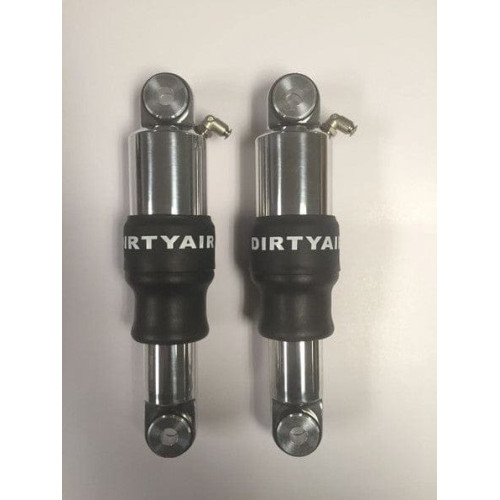 PartzBiz HD: 3491542-Dirty Air Rear Polish Billet Air Ride Shocks ระบบกันสะเทือนคู่ Harley V-Rod 01-19 PartzBiz HD: 3491542-Dirty Air Rear Polish Billet Air Ride Shocks ระบบกันสะเทือนคู่ Harley V-Rod 01-19