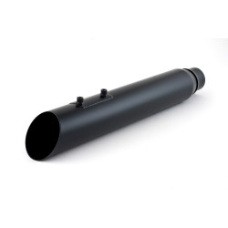 PartzBiz HD DD549N-31LG - D&D 549-31LG Exhaust Black Slant Cut Ghost Pipe for Harley FLH/T 09-16 PartzBiz HD DD549N-31LG - D&D 549-31LG Exhaust Black Slant Cut Ghost Pipe for Harley FLH/T 09-16